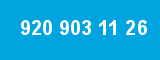920 903 11 26